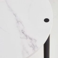 Aiko Side Table With 1 LED Light, Black And Marble Effect 10 Aiko Side Table With 1 LED Light, Black And Marble Effect -Online Furniture Store 30802418 alt02