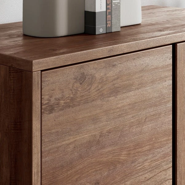 Fulton Tall 4 Door Small Cabinet, Pine 5 Fulton Tall 4 Door Small Cabinet, Pine - Image 3