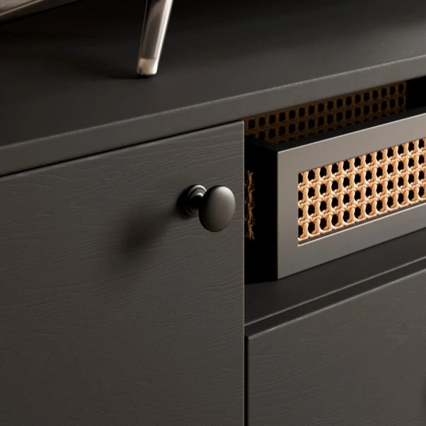 Fulton Extra Wide TV Unit, Black For TVs Up To 80" 7 Fulton Extra Wide TV Unit, Black For TVs Up To 80" - Image 5