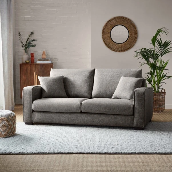 Carson Deep Sit Chunky Multi Weave 3 Seater Sofa 5 Carson Deep Sit Chunky Multi Weave 3 Seater Sofa - Image 3