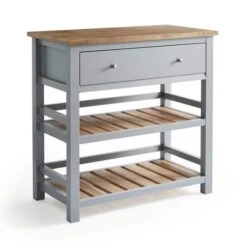 Olney Compact Kitchen Island, Grey -Online Furniture Store 30804277 alt04