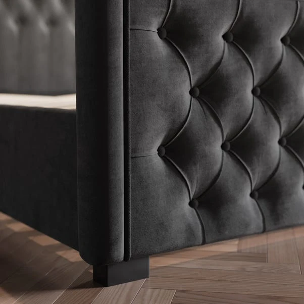 Elodie Buttoned Velvet Bed Frame 12 Elodie Buttoned Velvet Bed Frame - Image 10