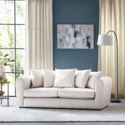 Blake Opulent Velvet Curved Quilted Arm 3 Seater Sofa -Online Furniture Store 30808268 alt02