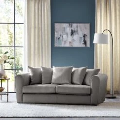 Blake Opulent Velvet Curved Quilted Arm 3 Seater Sofa -Online Furniture Store 30808312 alt02