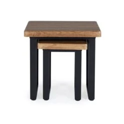 Freddie Nest Of Tables, Rustic Wood Effect -Online Furniture Store 30809247 alt03