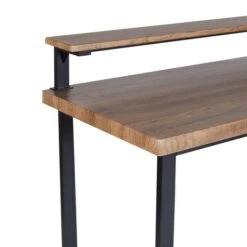 Freddie Rustic Wood Effect Step Up Shelf Desk 9 Freddie Rustic Wood Effect Step Up Shelf Desk -Online Furniture Store 30809418 alt03