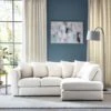Blake Cosy Sherpa Quilted Arm Corner Chaise Ivory -Online Furniture Store 30813124