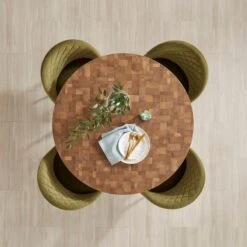 Brayden 4 Seater Round Dining Table -Online Furniture Store 30815043 alt02