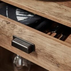 Fulton Compact Wine Cabinet, Pine Effect 10 Fulton Compact Wine Cabinet, Pine Effect -Online Furniture Store 30816894 alt02