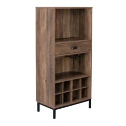 Fulton Compact Wine Cabinet, Pine Effect 12 Fulton Compact Wine Cabinet, Pine Effect -Online Furniture Store 30816894 alt04