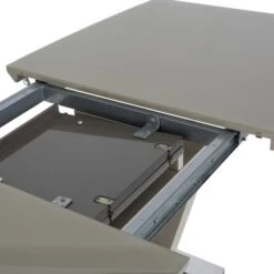 Aspen 4-6 Seater Rectangular Extendable Round Top Dining Table, Glass Top -Online Furniture Store 30816918 alt03