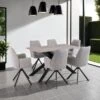 Camilla 6 Seater Dining Table, Sintered Stone -Online Furniture Store 30816923