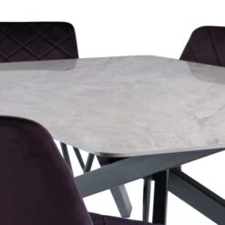 Camilla 6 Seater Dining Table, Sintered Stone -Online Furniture Store 30816923 alt02