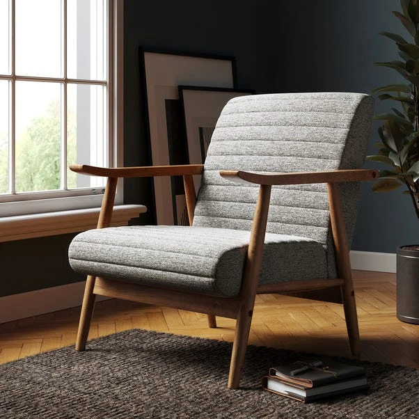 Quinn Grey Textured Weave Wooden Arm Accent Chair 3 Quinn Grey Textured Weave Wooden Arm Accent Chair