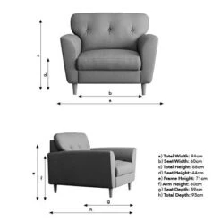 Sven Snuggle Chair, Tonal Weave 41 Sven Snuggle Chair, Tonal Weave -Online Furniture Store 30818042 alt09