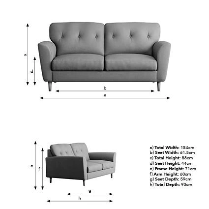 Sven Tonal Weave 2 Seater Sofa 22 Sven Tonal Weave 2 Seater Sofa - Image 20