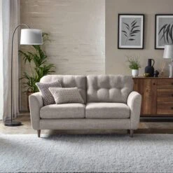 Sven Tonal Weave 2 Seater Sofa