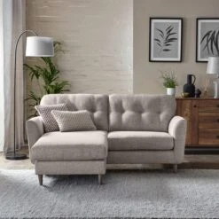 Sven Tonal Weave Reversible Corner Chaise Sofa