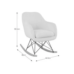 Iris Sherpa Rocking Chair -Online Furniture Store 30821875 alt09