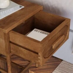 Khari 1 Drawer Bedside Table, Mango Wood -Online Furniture Store 30821885 alt03