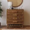 Khari 4 Drawer Chest, Mango Wood -Online Furniture Store 30821887