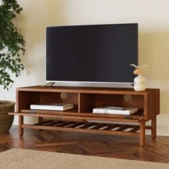 Khari Standard TV Unit Mango Wood For TVs Up To 50" -Online Furniture Store 30821889 alt02
