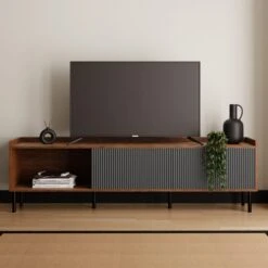 Georgi Extra Wide TV Unit For TVs Up To 80" 31 Georgi Extra Wide TV Unit For TVs Up To 80" -Online Furniture Store 30824750 alt02