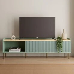 Georgi Extra Wide TV Unit For TVs Up To 80" 24 Georgi Extra Wide TV Unit For TVs Up To 80" -Online Furniture Store 30824781 alt02