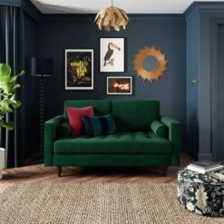 Zoe Velvet 2 Seater Sofa -Online Furniture Store 30825925