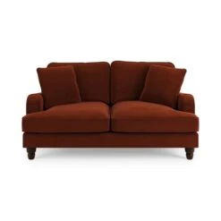 Beatrice Matte Velvet 2 Seater Sofa -Online Furniture Store 30825957 alt02