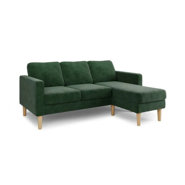 Jacob Corduroy Small Corner Chaise Sofa 18 Jacob Corduroy Small Corner Chaise Sofa - Image 16