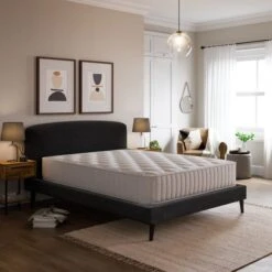 Modern Curved Upholstered Bed Frame 37 Modern Curved Upholstered Bed Frame -Online Furniture Store 30826683 alt02