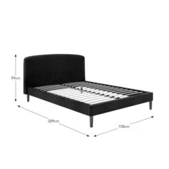 Modern Curved Upholstered Bed Frame 34 Modern Curved Upholstered Bed Frame -Online Furniture Store 30826684 alt09