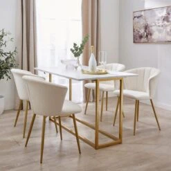 Kendall Dining Chair, Boucle -Online Furniture Store 30828528 alt01