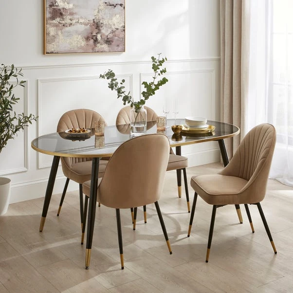 Sylvia Dining Chair, Velvet 4 Sylvia Dining Chair, Velvet - Image 2