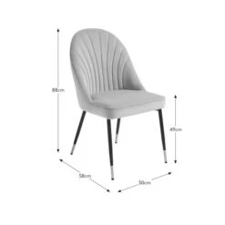 Sylvia Dining Chair, Velvet 15 Sylvia Dining Chair, Velvet -Online Furniture Store 30828567 alt09