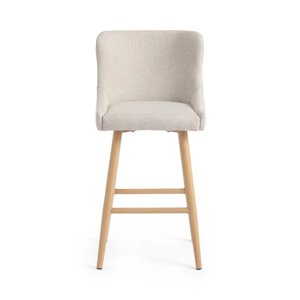 Montreal Bar Stool, Natural Fabric 7 Montreal Bar Stool, Natural Fabric - Image 5