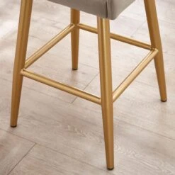 Montreal Bar Stool, Mink Velvet -Online Furniture Store 30828589 alt03