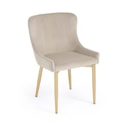Montreal Set Of 2 Dining Chairs, Mink Velvet -Online Furniture Store 30828611 alt04
