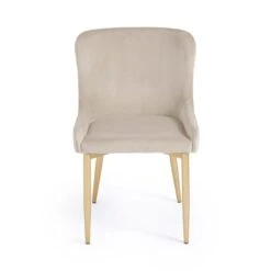 Montreal Set Of 2 Dining Chairs, Mink Velvet -Online Furniture Store 30828611 alt05