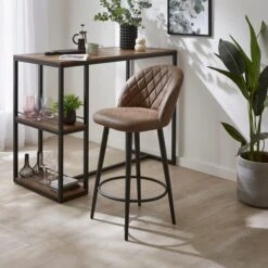 Astrid Bar Stool, Faux Leather 35 Astrid Bar Stool, Faux Leather -Online Furniture Store 30829682