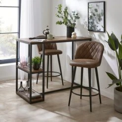 Astrid Bar Stool, Faux Leather 36 Astrid Bar Stool, Faux Leather -Online Furniture Store 30829682 alt01