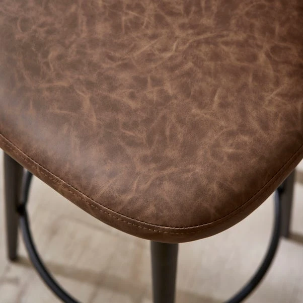 Astrid Bar Stool, Faux Leather 20 Astrid Bar Stool, Faux Leather - Image 18