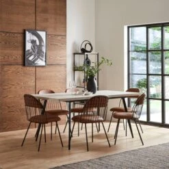 Marcela Set Of 2 Chairs, Faux Leather 27 Marcela Set Of 2 Chairs, Faux Leather -Online Furniture Store 30829690 alt01