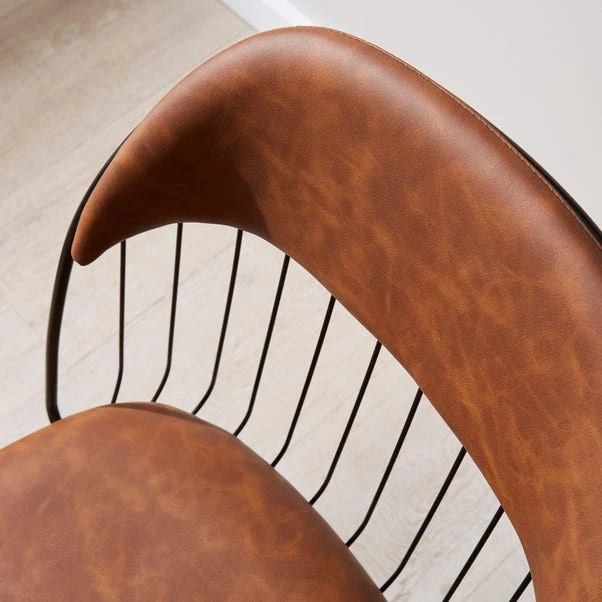 Marcela Set Of 2 Chairs, Faux Leather 14 Marcela Set Of 2 Chairs, Faux Leather - Image 12