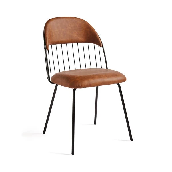 Marcela Set Of 2 Chairs, Faux Leather 17 Marcela Set Of 2 Chairs, Faux Leather - Image 15