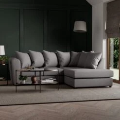 Blake Soft Texture Fabric Corner Sofa -Online Furniture Store 30830636 alt01
