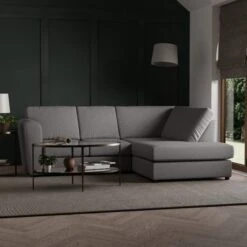 Blake Soft Texture Fabric 3 Seater Corner Sofa 41 Blake Soft Texture Fabric 3 Seater Corner Sofa -Online Furniture Store 30830644 alt01