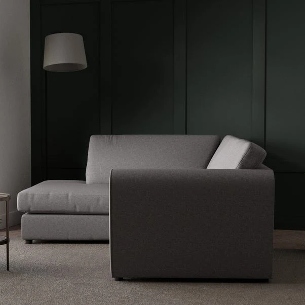 Blake Soft Texture Fabric 3 Seater Corner Sofa 14 Blake Soft Texture Fabric 3 Seater Corner Sofa - Image 12