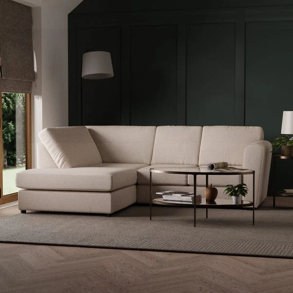 Blake Soft Texture Fabric 3 Seater Corner Sofa 4 Blake Soft Texture Fabric 3 Seater Corner Sofa - Image 2